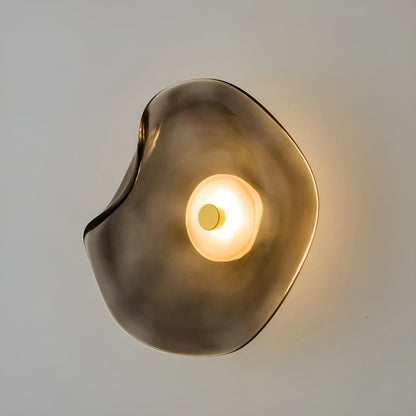 Modern Glass Wall Sconce Light With Illumination